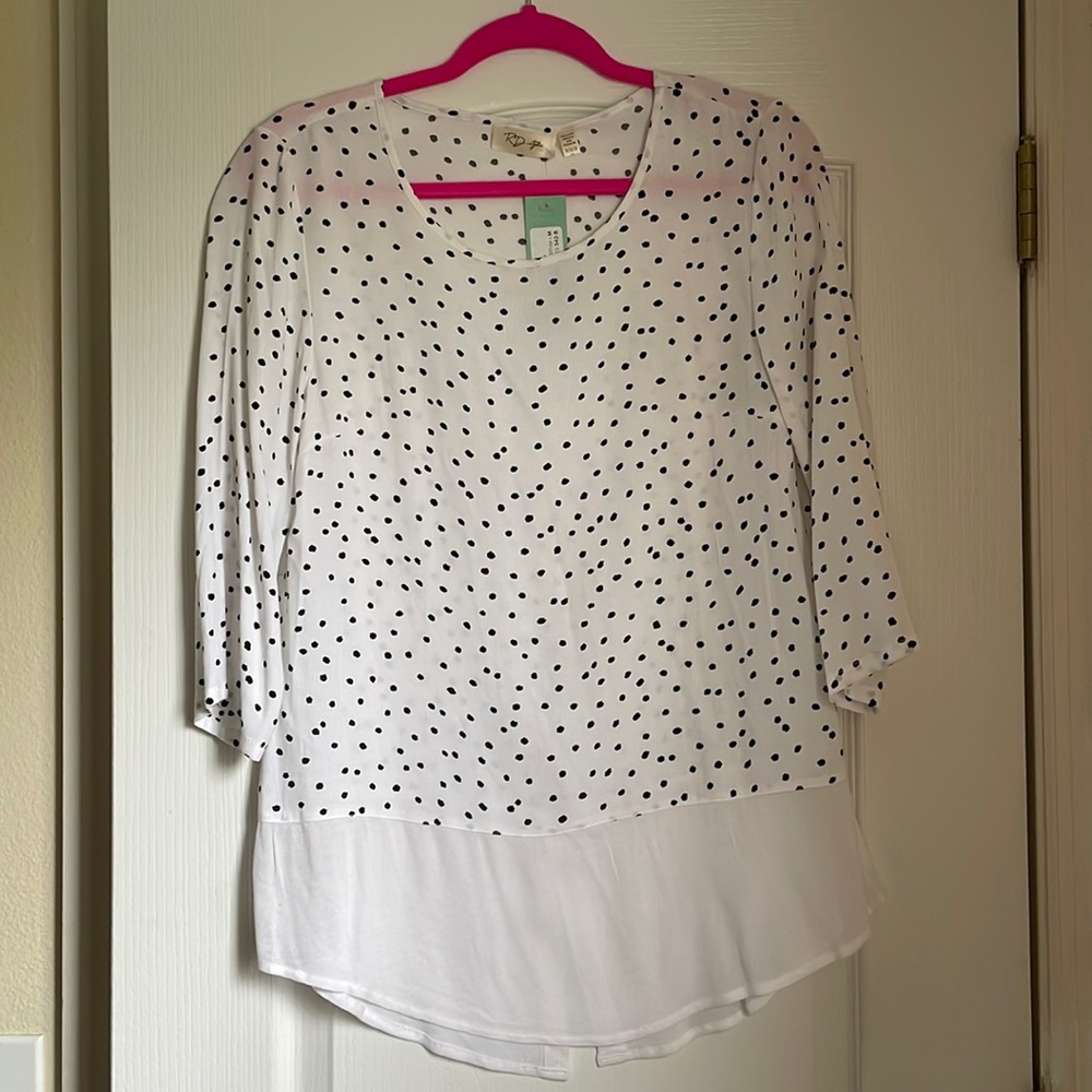 RD Style Medium Polka Dot Blouse